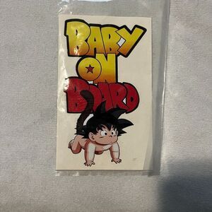 NEW Dragonball Z Baby On Board Car Decal